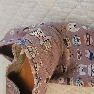 BOBS from Skechers Purple Dog Print Flats